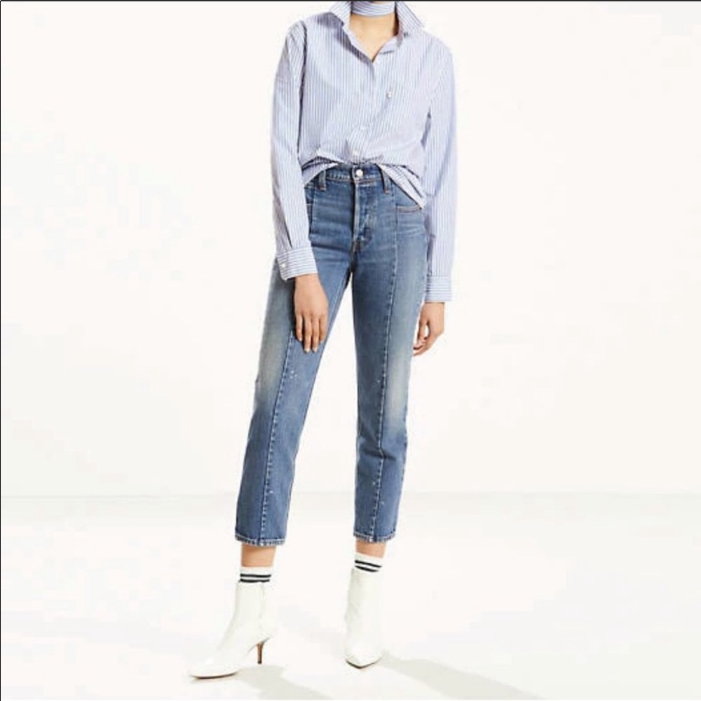 Levi’s Altered Straight Leg Jeans - High Waisted